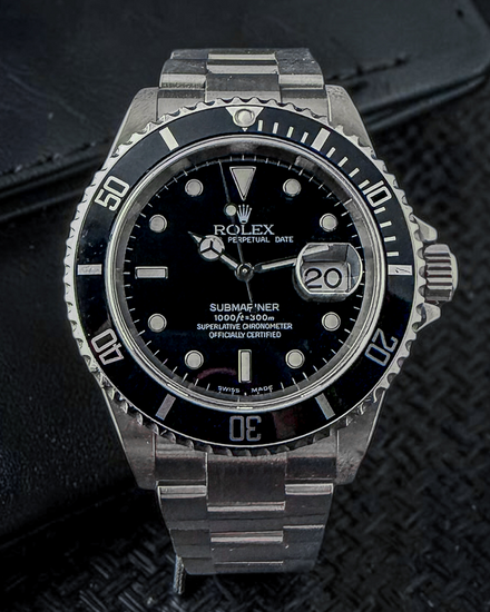 2005 Rolex Submariner Date 40MM Black Dial Oyster Bracelet (16610)