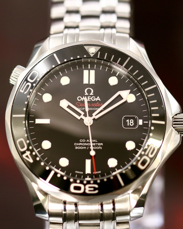 No Reserve - 2021 Omega Seamaster Diver 300M 41MM Black Dial Steel Bracelet (212.30.41.20.01.003)