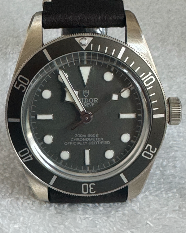 No Reserve - 2026 Tudor Black Bay 58 925 Silver 39MM Grey Dial Leather Strap (79010SG)