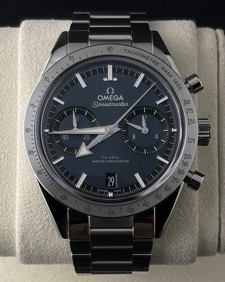 No Reserve - 2023 Omega Speedmaster '57 40.5MM Blue Dial Steel Bracelet (332.12.41.51.03.001)