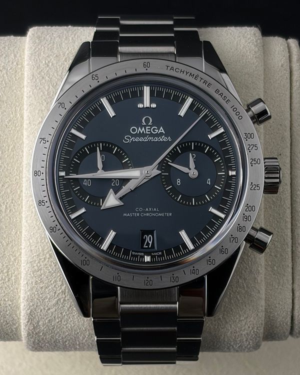 No Reserve - 2023 Omega Speedmaster '57 40.5MM Blue Dial Steel Bracelet (332.12.41.51.03.001)
