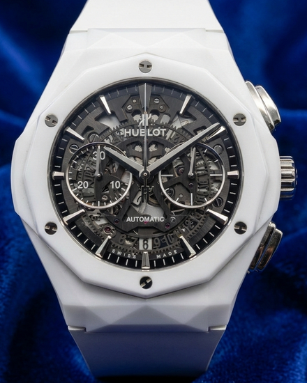 2022 Hublot Classic Fusion Aerofusion Orlinski L.E. 45MM Skeleton Dial Rubber Strap (525.HI.0170.RW.ORL21)