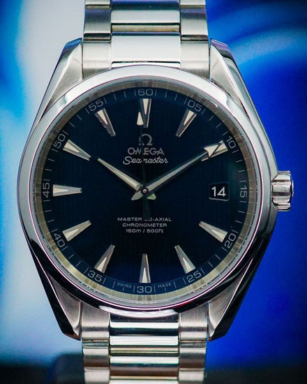 No Reserve - 2025 Omega Seamaster Aqua Terra 150M 41.5MM Blue Dial Steel Bracelet (231.10.42.21.03.003)