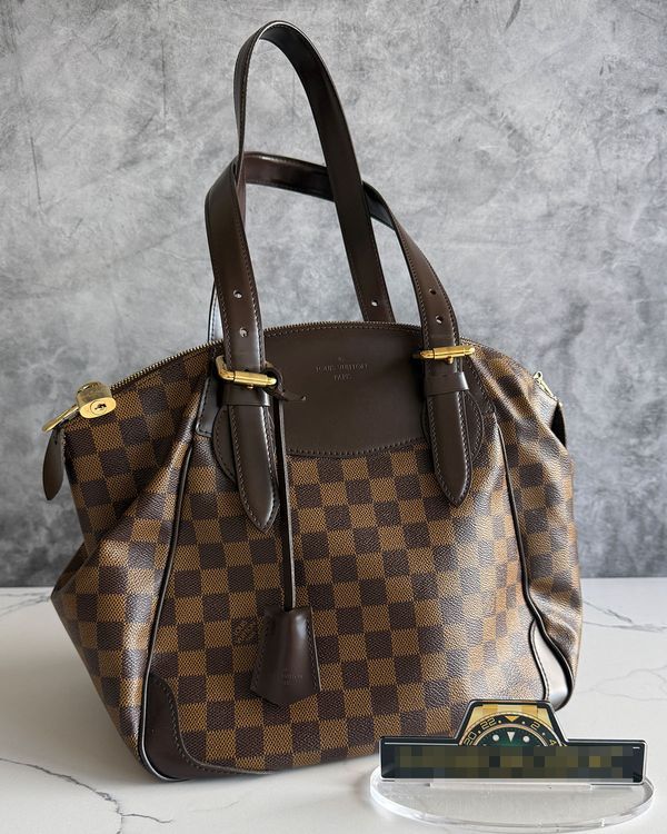 No Reserve - 2011 Louis Vuitton Verona MM Damier Ebene 11.8 x 11.2 x 7IN Coated Canvas Brass Hardware Leather (Damier Ebene)