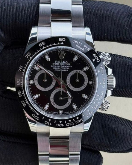 2019 Rolex Cosmograph Daytona 40MM Black Dial Oyster Bracelet (116500LN)