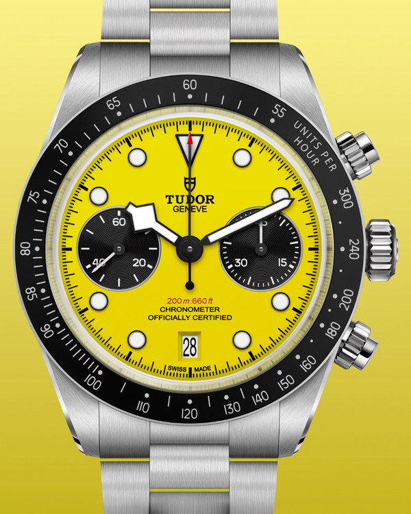 2026 Tudor Black Bay Chrono 39MM Yellow Dial Steel Bracelet (79310N)
