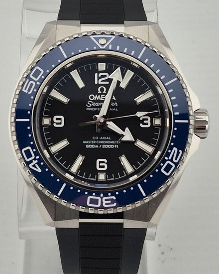 No Reserve - 2025 Omega Seamaster Planet Ocean 600M 42MM Black Dial Rubber Strap (217.32.42.21.01.002)