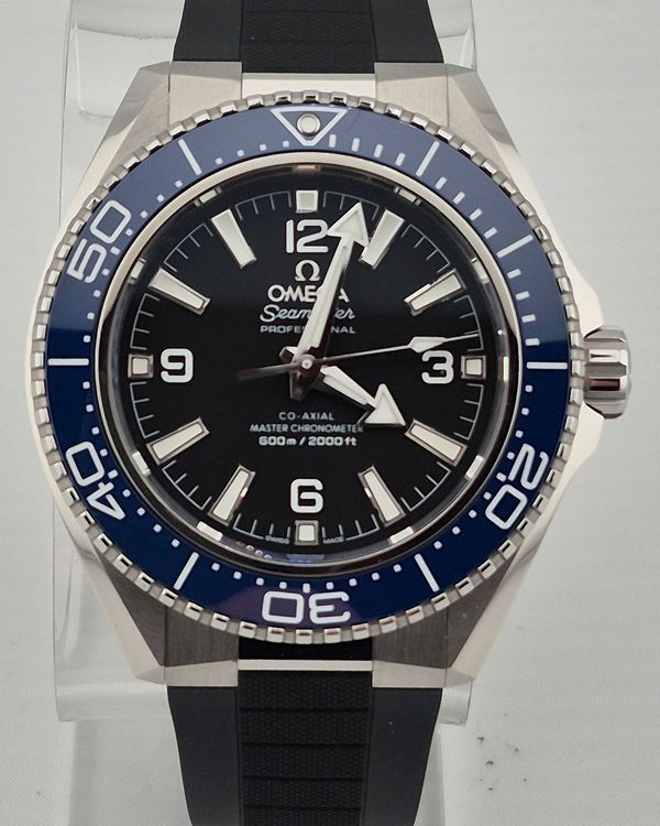 No Reserve - 2025 Omega Seamaster Planet Ocean 600M 42MM Black Dial Rubber Strap (217.32.42.21.01.002)