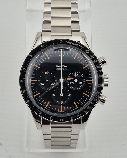 No Reserve - 2024 Omega Speedmaster Anniversary Series "The First Omega In Space" 39.7MM Blue Dial Steel Bracelet (310.30.40.50.06.001)