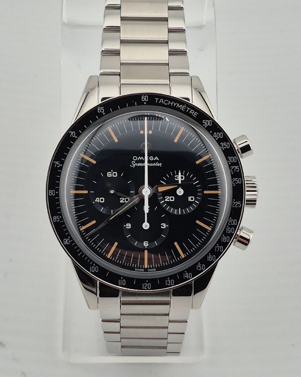 No Reserve - 2024 Omega Speedmaster Anniversary Series "The First Omega In Space" 39.7MM Blue Dial Steel Bracelet (310.30.40.50.06.001)