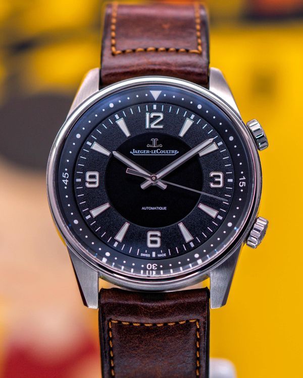 2020 Jaeger-LeCoultre Polaris 41MM Black Dial Leather Strap (Q9008471)
