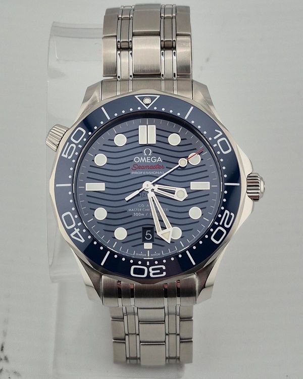No Reserve - 2024 Omega Seamaster Diver 300M 42MM Blue Dial Steel Bracelet (210.30.42.20.03.001)