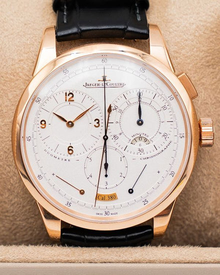 2025 Jaeger-LeCoultre Duometre 42MM Silver Dial Leather Strap (Q6012420)