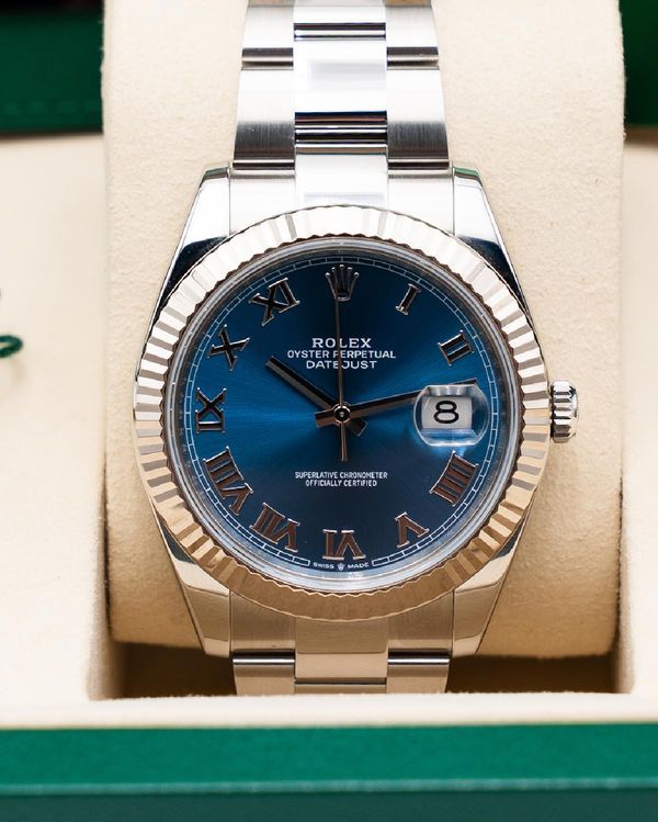 2026 Rolex Datejust 41MM Blue "Bright Blue Roman" Dial Jubilee Bracelet (126334)