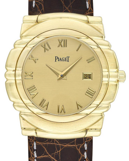 Piaget Tanagra 35MM Quartz Champagne Dial Aftermarket Leather Strap (17141 M411D)