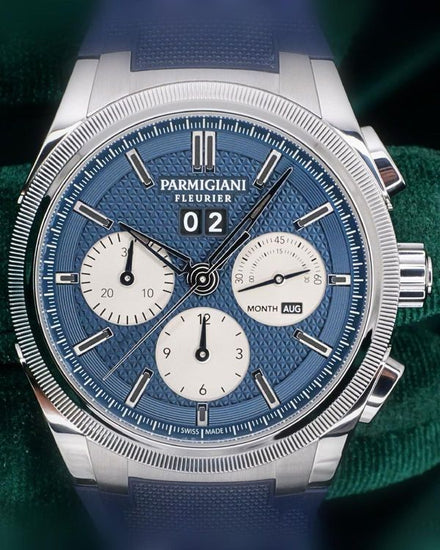 Parmigiani Fleurier Tonda GT Chronopgraph “Yoshida Special” L.E. 42MM Blue Dial Rubber Strap (PFS906-1020002-100182)