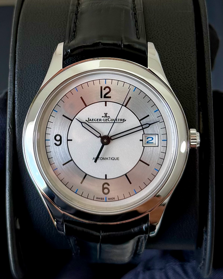 2017 Jaeger-LeCoultre Master Control 39MM Silver Dial Leather Strap (Q1548530)