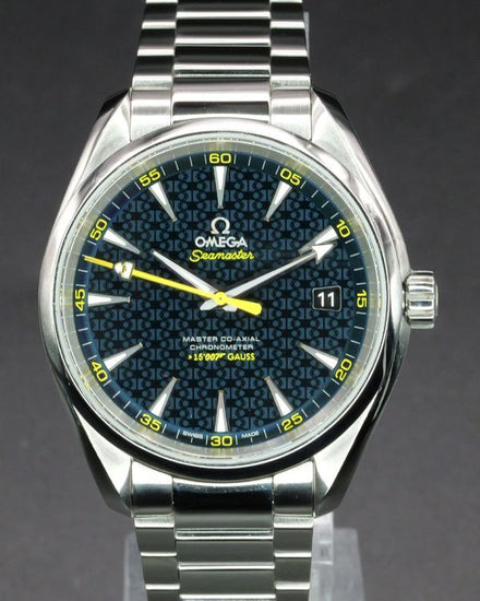 2018 Omega Seamaster Aqua Terra James Bond L.E. 41.5MM Blue Dial Steel Bracelet (231.10.42.21.03.004)