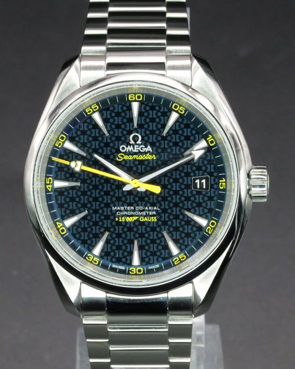 2018 Omega Seamaster Aqua Terra James Bond L.E. 41.5MM Blue Dial Steel Bracelet (231.10.42.21.03.004)