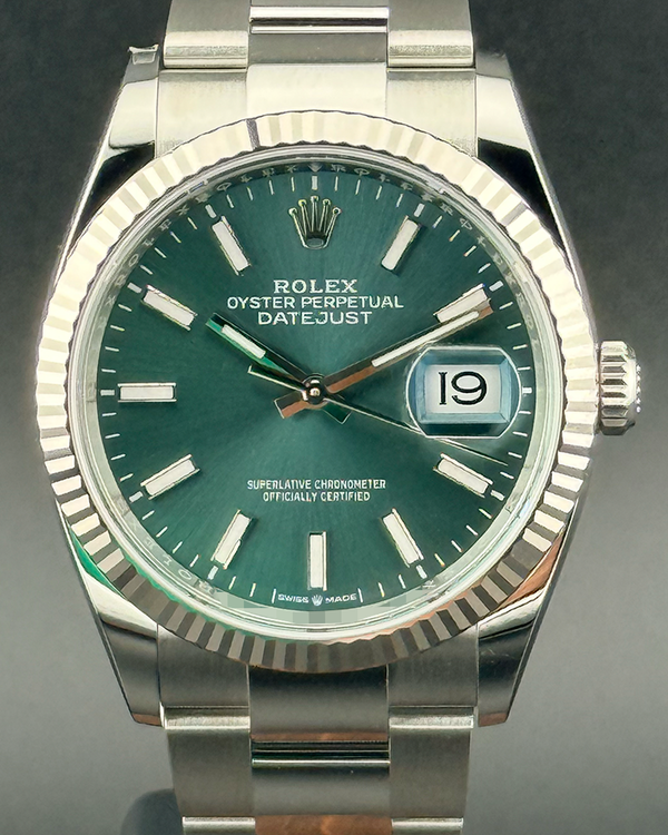 2026 Rolex Datejust 36MM Green Dial Jubilee Bracelet (126234)