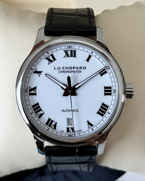 2025 Chopard L.U.C 42MM White Dial Leather Strap (168558-3002)