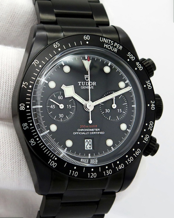 2019 Tudor Black Bay Chrono Dark S.E. 41MM Black Dial Steel Bracelet (79360DK)