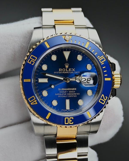 2019 Rolex Submariner Date "Bluesy" 40MM Blue Dial Two-Tone Oyster Bracelet (116613LB)