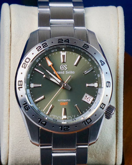 2023 Grand Seiko Sport GMT 40.5MM Green Dial Steel Bracelet (SBGM247G)