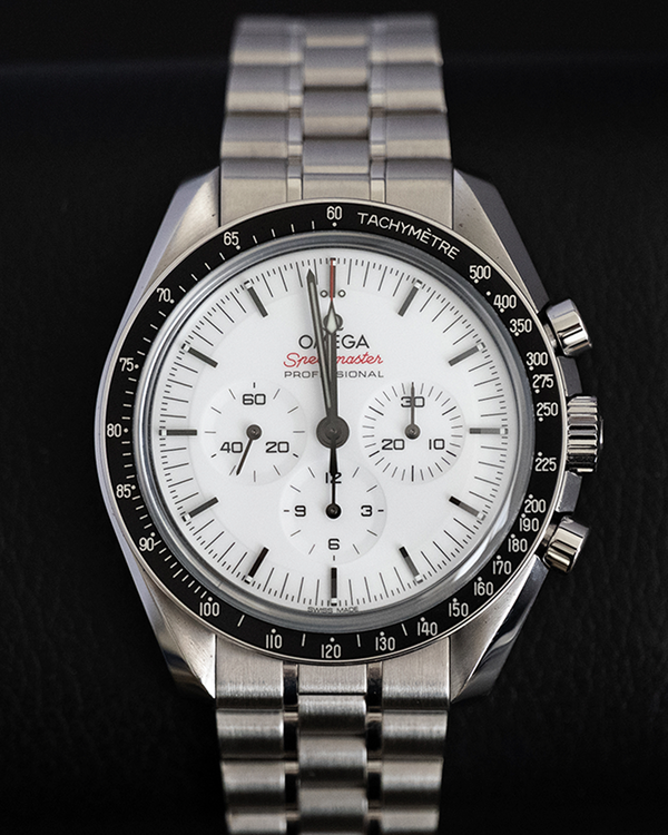 2026 Omega Speedmaster Professional Moonwatch 42MM White Dial Steel Bracelet (310.30.42.50.04.001)