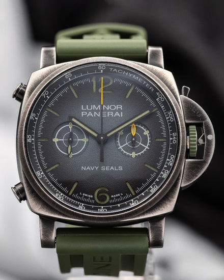 2023 Panerai Luminor Chrono "Navy SEAL's" 44MM Grey Dial Rubber Strap (PAM01409)