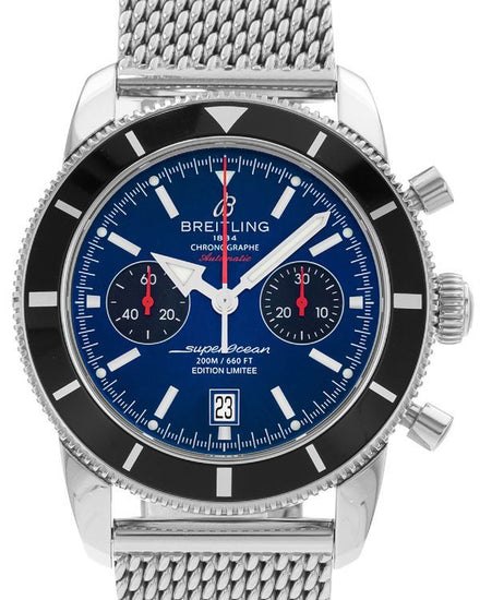 2010 Breitling Superocean Heritage Chronograph L.E. 45MM Blue Dial Steel Bracelet (A272C030CA)