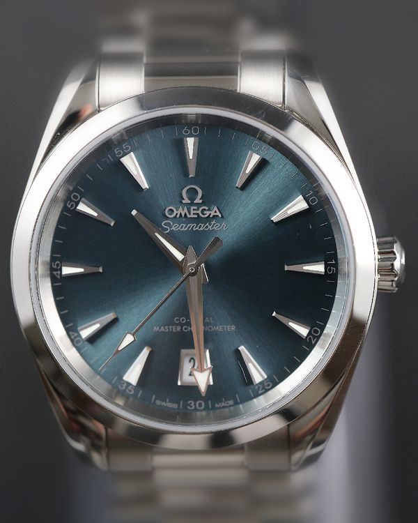 2025 Omega Seamaster Aqua Terra Shades 38MM "Atlantic" Blue Dial Steel Bracelet (220.10.38.20.03.003)