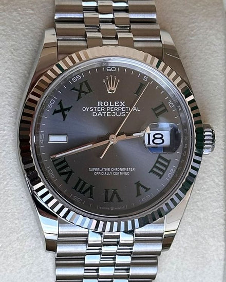 2025 Rolex Datejust "Wimbledon" 36MM Slate Dial Jubilee Bracelet (126234)
