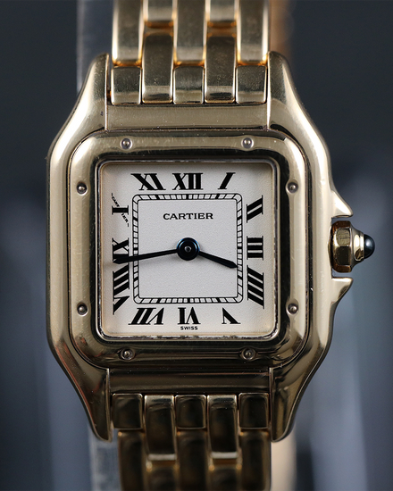 Cartier Panthère De Cartier 22mm Quartz Cream Dial Yellow Gold Bracelet (1070)