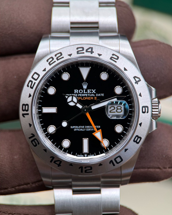 2022 Rolex Explorer II 42MM Black Dial Oyster Bracelet (226570)