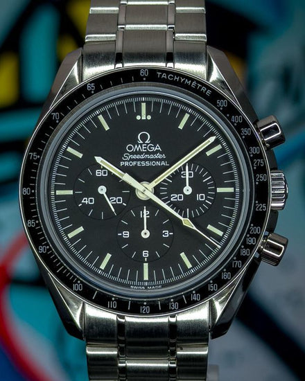 2012 Omega Speedmaster Professional Moonwatch "Sapphire Sandwich" 42MM Black Dial Steel Bracelet (3573.50.00)