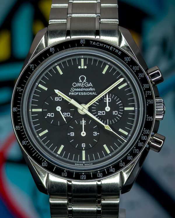 2012 Omega Speedmaster Professional Moonwatch "Sapphire Sandwich" 42MM Black Dial Steel Bracelet (3573.50.00)