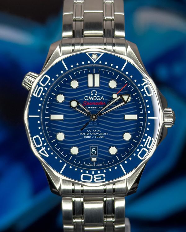 2024 Omega Seamaster Diver 300M 42MM Blue Dial Steel Bracelet (210.30.42.20.03.001)