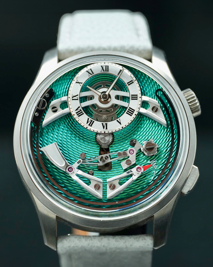 2025 Christopher Ward Bel Canto Classic 41MM Green Dial Leather Strap (C01-41APT3-TOOVO)