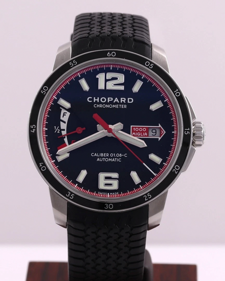 2022 Chopard Mille Miglia GTS Power Control 43MM Black Dial Rubber Strap (168566-3001)