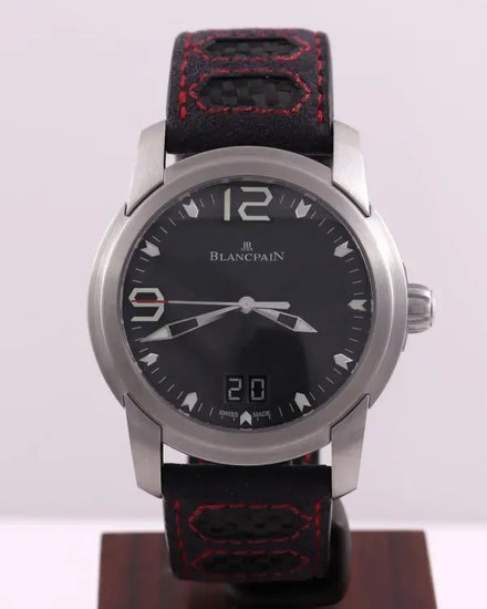 2014 Blancpain L-Evolution Grande Date 43.5MM Carbon Fiber Dial Leather Strap (R10 1103 53B)