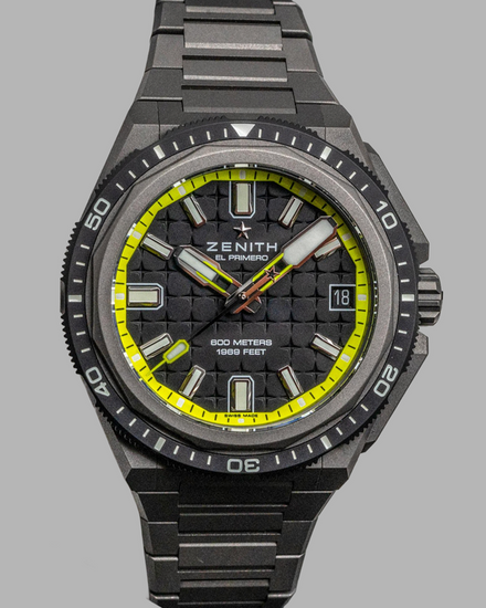 2025 Zenith Defy Extreme Diver 42.5MM Black Dial Titanium Bracelet (97.9600.3620/21.I300)
