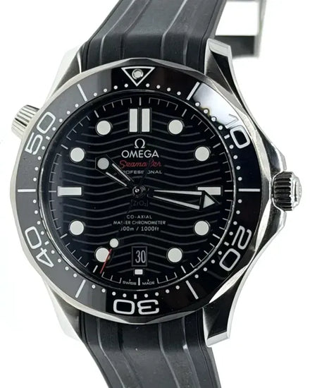 2026 Omega Seamaster Diver 300M 42MM Black Dial Rubber Strap (210.32.42.20.01.001)