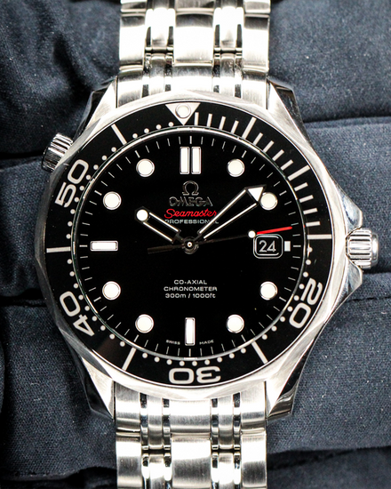 No Reserve - 2023 Omega Seamaster Diver 300M 41MM Black Dial Steel Bracelet (212.30.41.20.01.003)