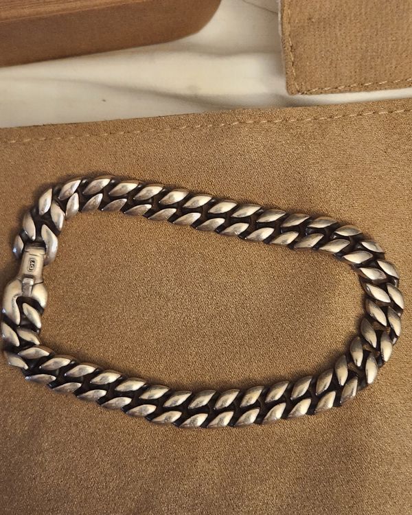 David Yurman Bracelet Curb Chain 8IN Silver 8MM (Bracelet)