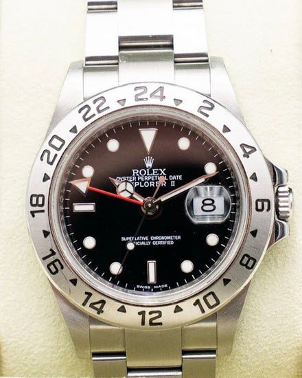 2011 Rolex Explorer II 40MM Black Dial Oyster Bracelet (16570)