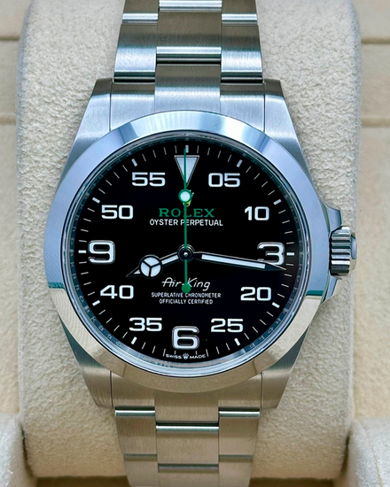2023 Rolex Air-King 40MM Black Dial Oyster Bracelet (126900)