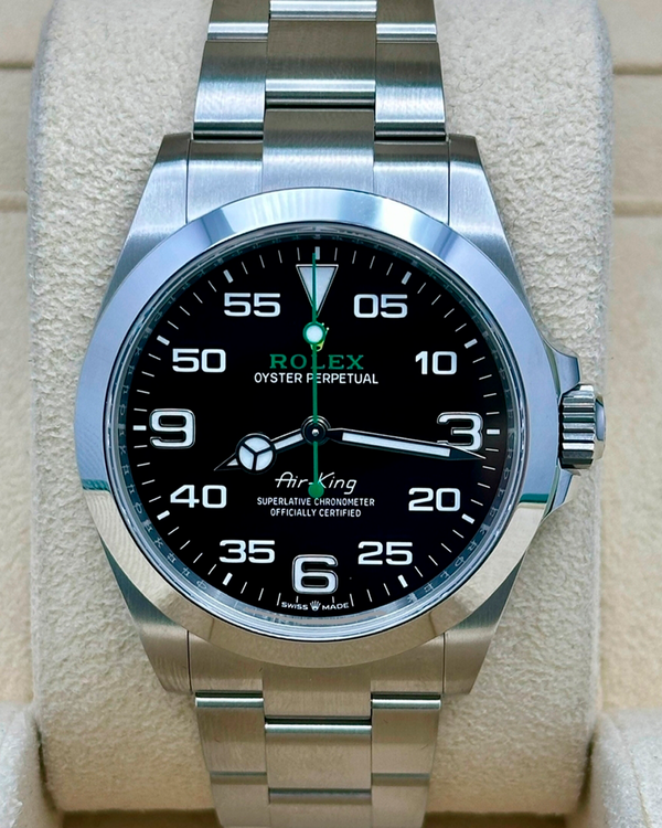 2023 Rolex Air-King 40MM Black Dial Oyster Bracelet (126900)