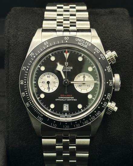 2026 Tudor Black Bay Chrono "Reverse Panda" 41MM Black Dial Steel Bracelet (79360N)