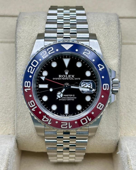 2020 Rolex GMT-Master II "Pepsi" 40MM Black Dial Jubilee Bracelet (126710BLRO)